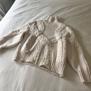 Zara Heavy Knit Turtleneck Sweater